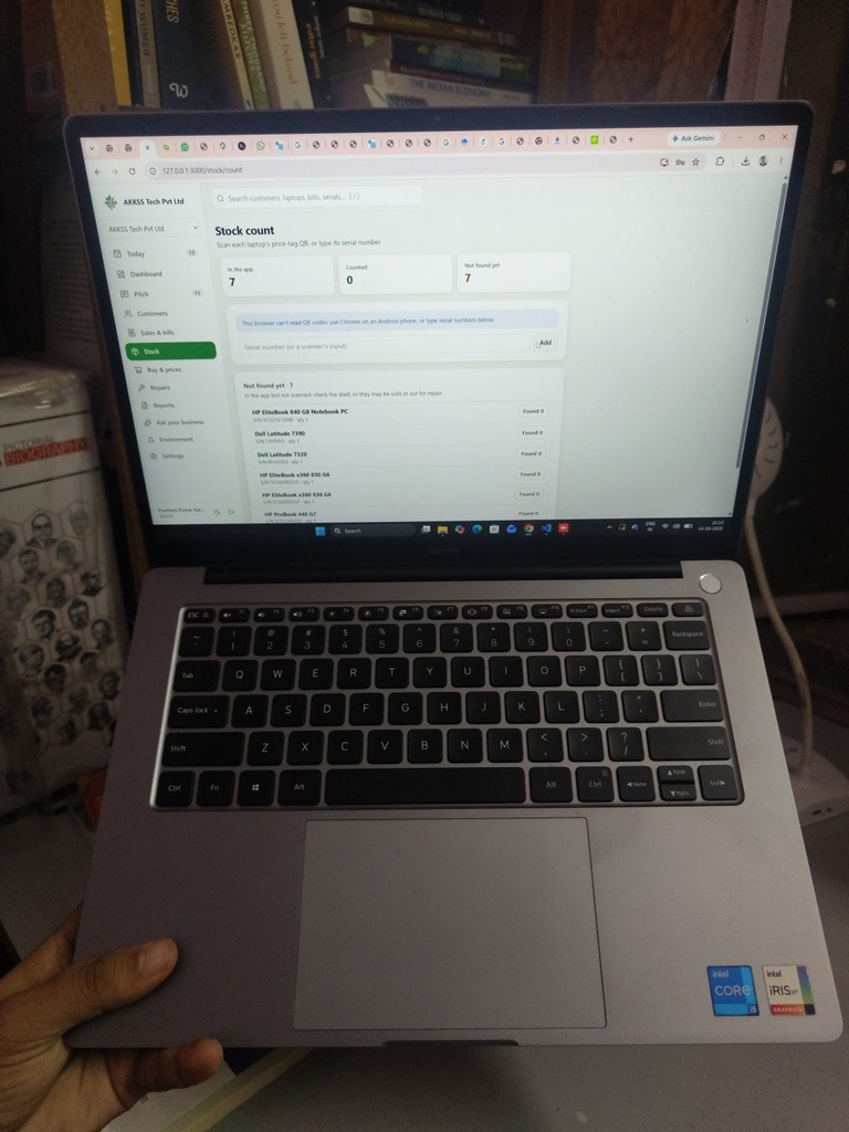 [AKS-REP3371021XE00] Xiaomi Mi NoteBook Pro (i5 11th Gen, 16GB RAM, 512GB SSD) - Refurbished
